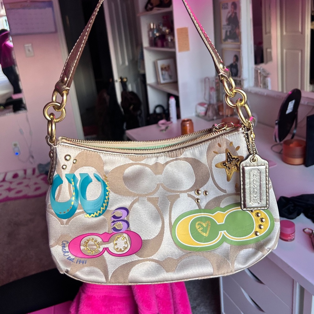 Coach y2k shoulder bag